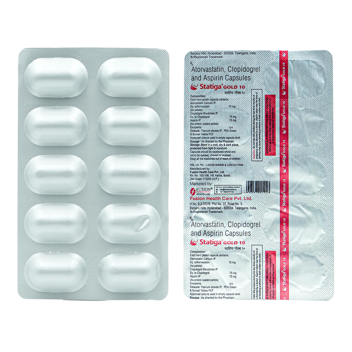 Statiga Gold 10 Capsule 10's, Pack of 10 CAPSULES Statiga Gold 10 Capsule 10's, Pack of 10 CAPSULES