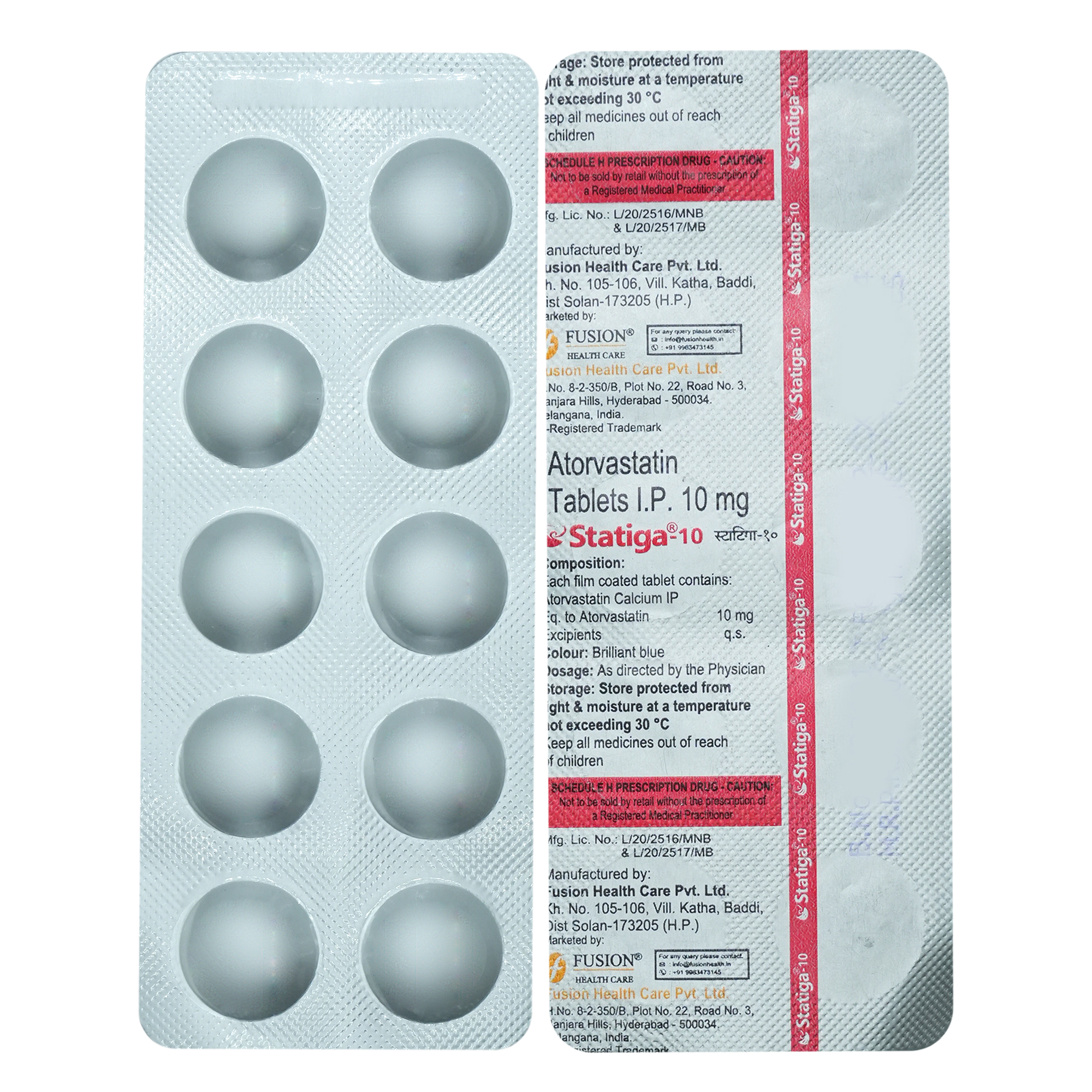 Statiga-10 Tablet 10's, Pack of 10 TABLETS Statiga-10 Tablet 10's, Pack of 10 TABLETS