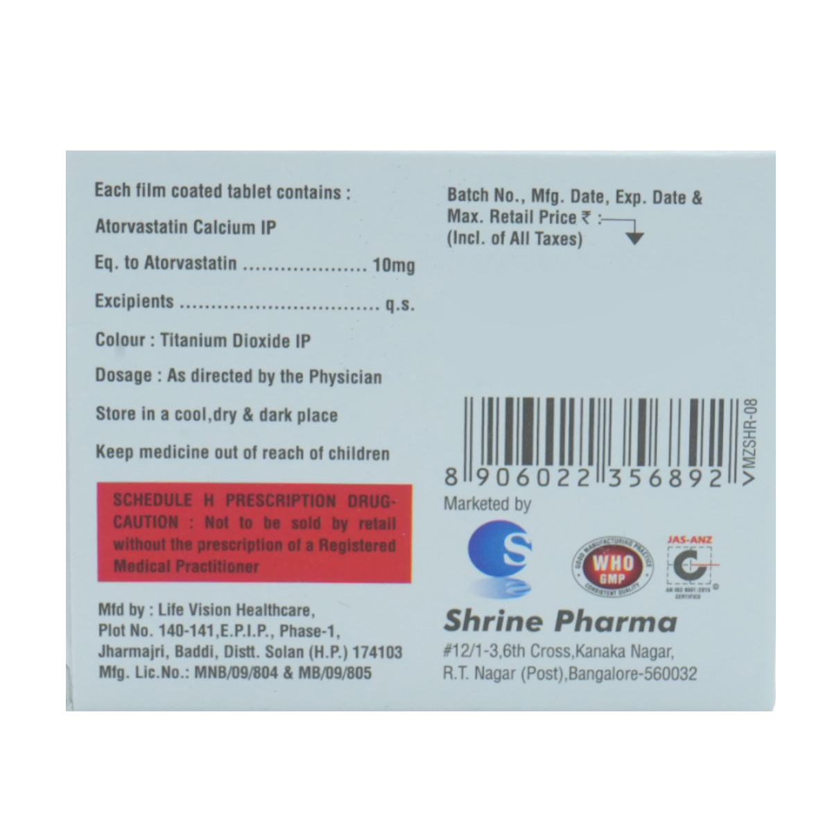 Statone-10 Tablet 15's, Pack of 15 TabletS Statone-10 Tablet 15's, Pack of 15 TabletS