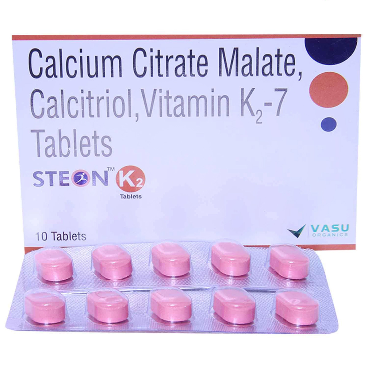 Steon K2 Tablet 10's, Pack of 10 TABLETS Steon K2 Tablet 10's, Pack of 10 TABLETS