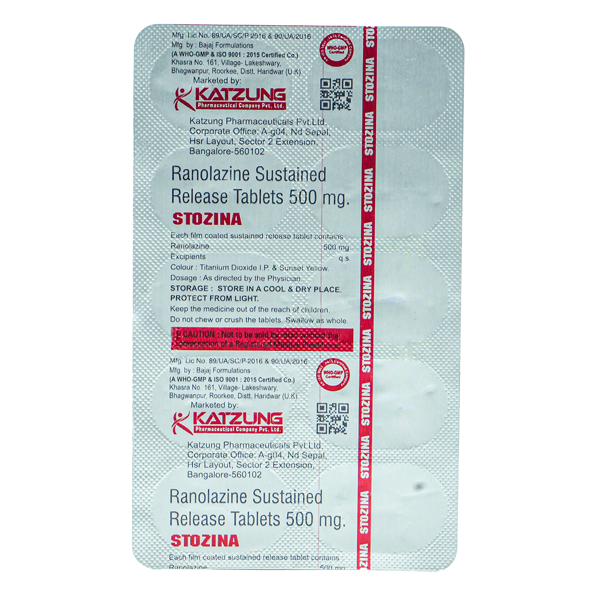Stozina 500 Tablet 10's, Pack of 10 TabletS Stozina 500 Tablet 10's, Pack of 10 TabletS