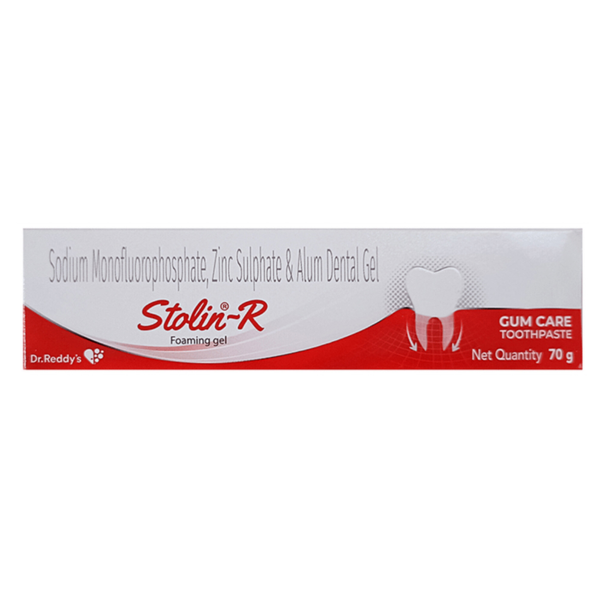 Buy Stolin-R Foaming Gel Gumcare Toothpaste 70 gm Online