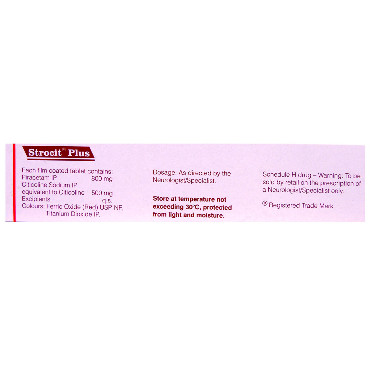 Strocit Plus Tablet 10's, Pack of 10 TABLETS Strocit Plus Tablet 10's, Pack of 10 TABLETS