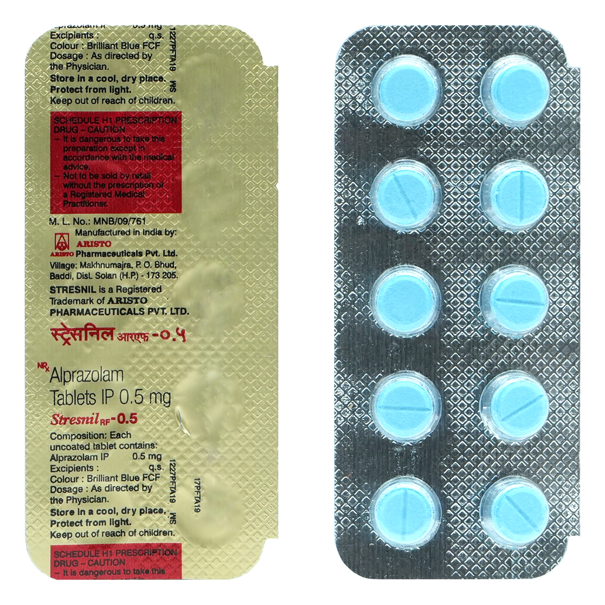 Stresnil RF-0.5 Tablet 10's, Pack of 10 TabletS Stresnil RF-0.5 Tablet 10's, Pack of 10 TabletS