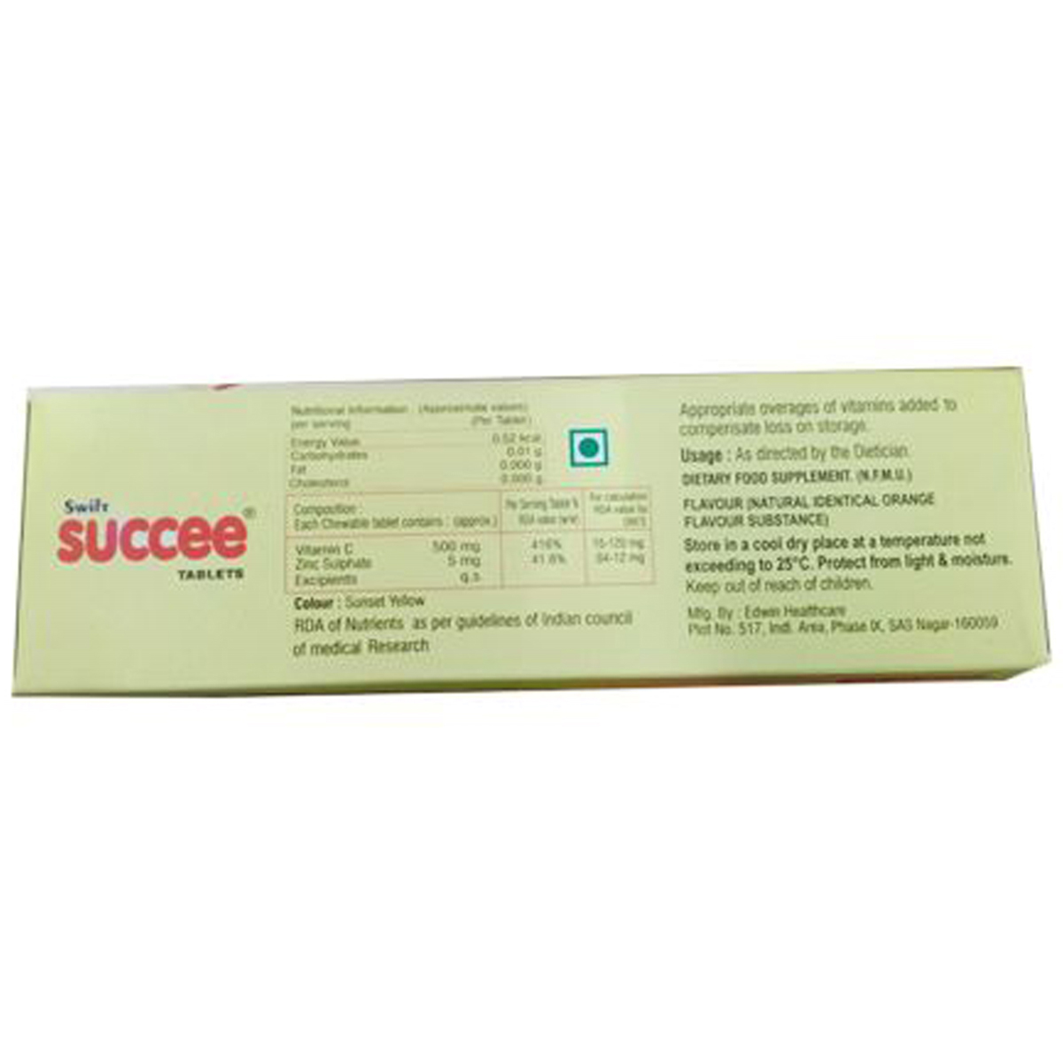 Succee Chew Tab 10'S, Pack of 10 TABLETS Succee Chew Tab 10'S, Pack of 10 TABLETS