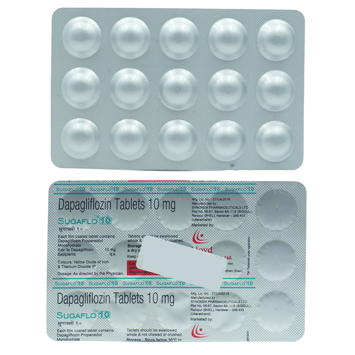 Sugaflo 10 Tablet 15's, Pack of 15 TabletS Sugaflo 10 Tablet 15's, Pack of 15 TabletS