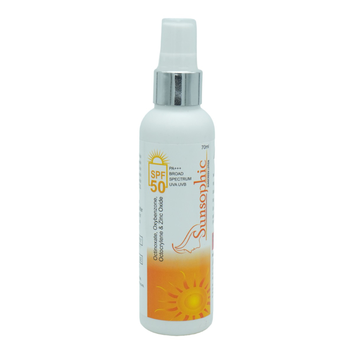 Sunsophic SPF 50 Sunscreen Lotion 70 ml, Pack of 1 Sunsophic SPF 50 Sunscreen Lotion 70 ml, Pack of 1