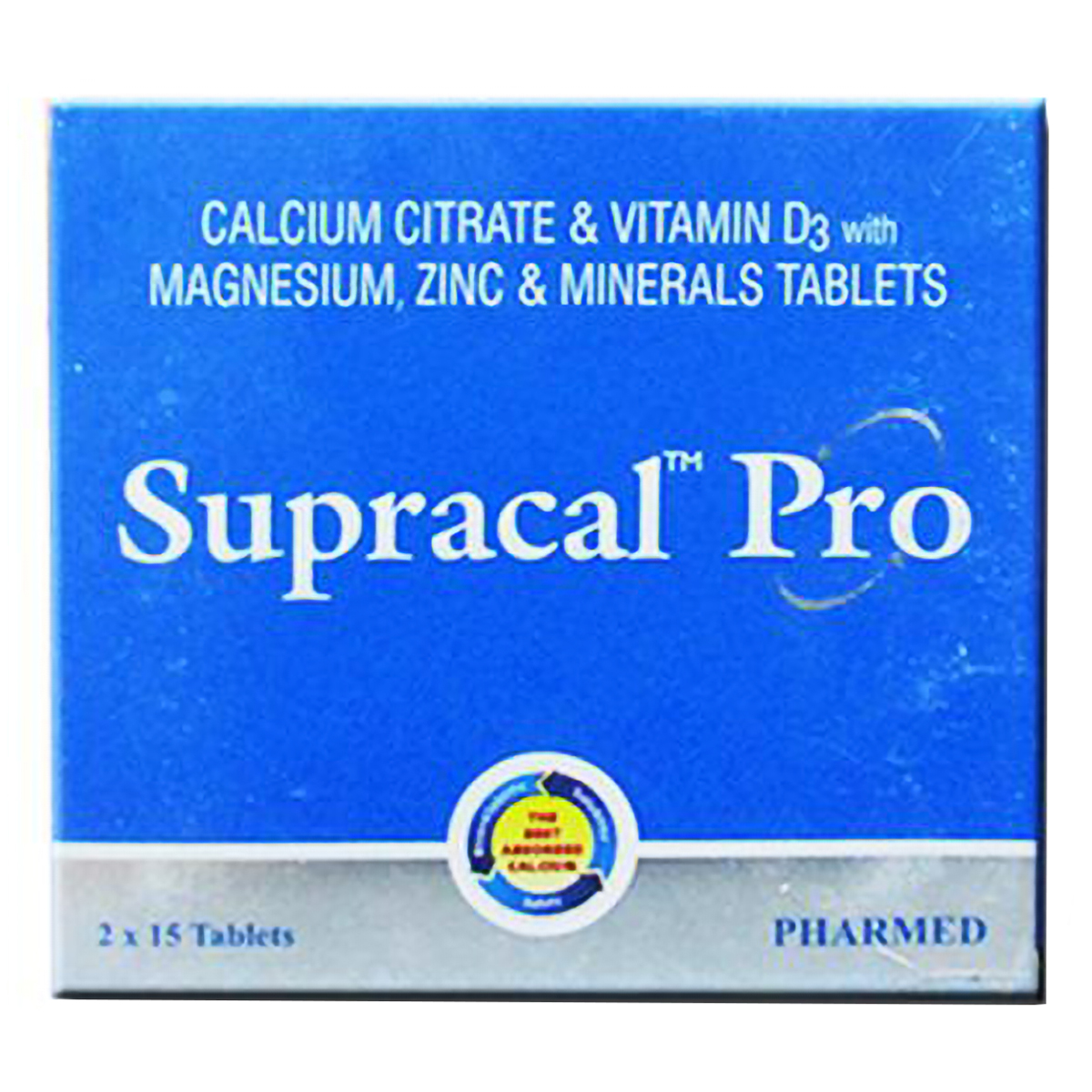 Supracal Pro Plus Tablet 15's, Pack of 15 Supracal Pro Plus Tablet 15's, Pack of 15