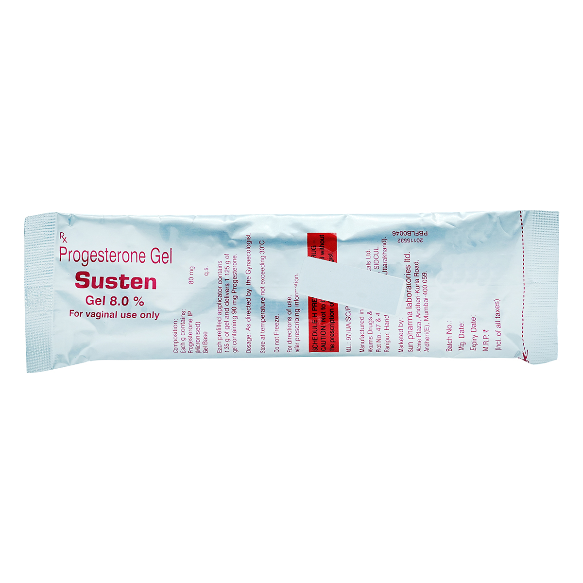 Susten 8% Gel 1's, Pack of 1 Gel Susten 8% Gel 1's, Pack of 1 Gel