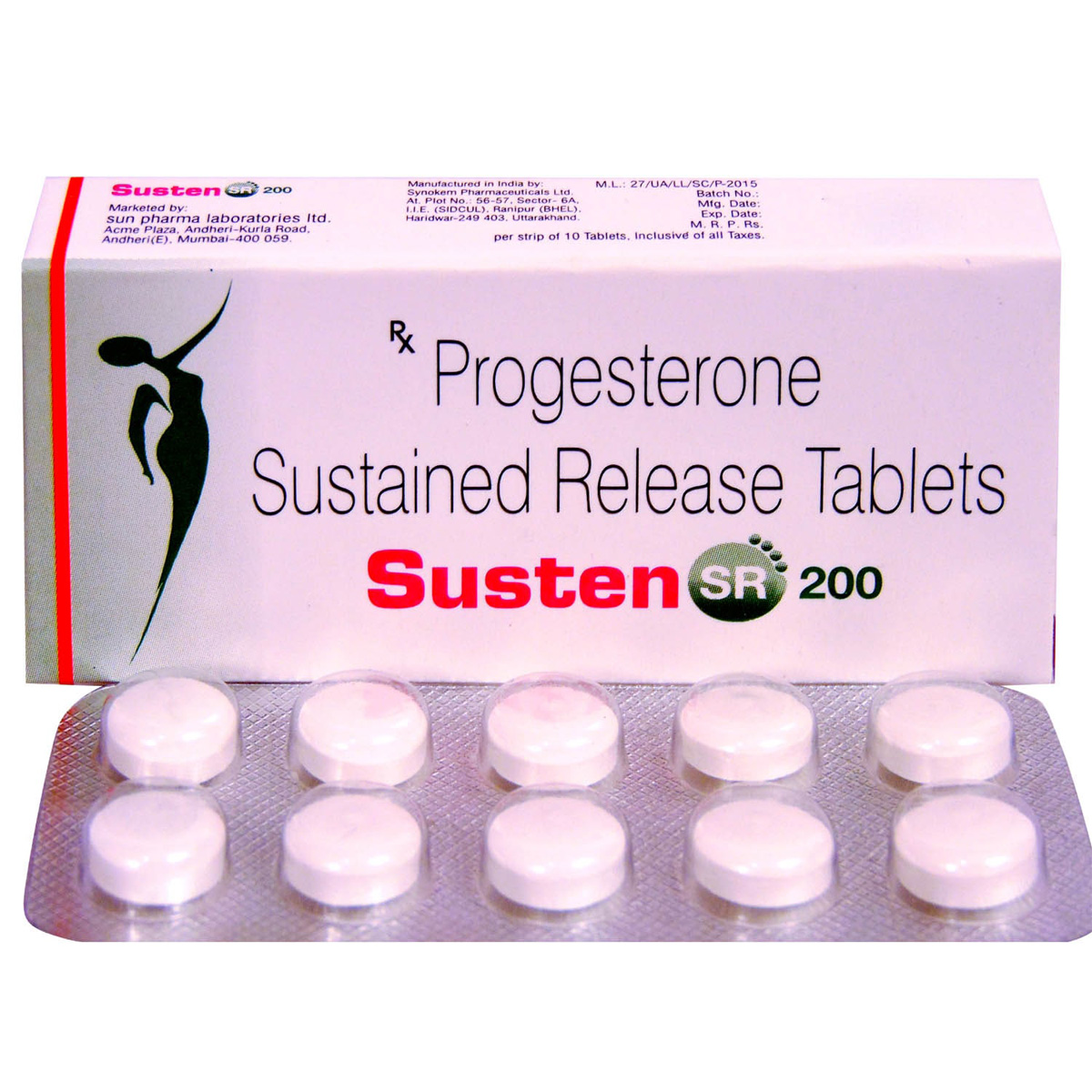 Susten SR 200 Tablet 10's, Pack of 10 TabletS Susten SR 200 Tablet 10's, Pack of 10 TabletS