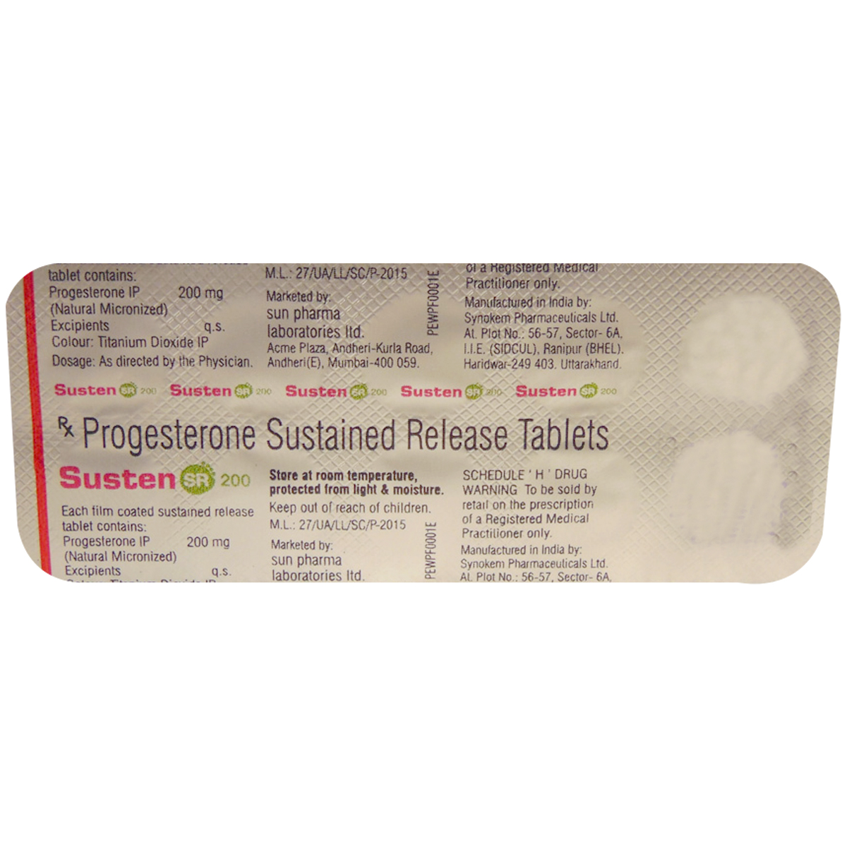 Susten SR 200 Tablet 10's, Pack of 10 TabletS Susten SR 200 Tablet 10's, Pack of 10 TabletS