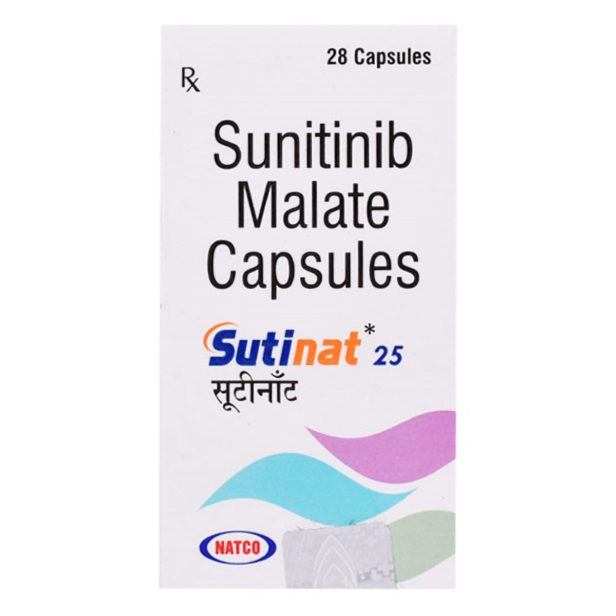 Sutinat 25 Capsule 28's, Pack of 1 Capsule
