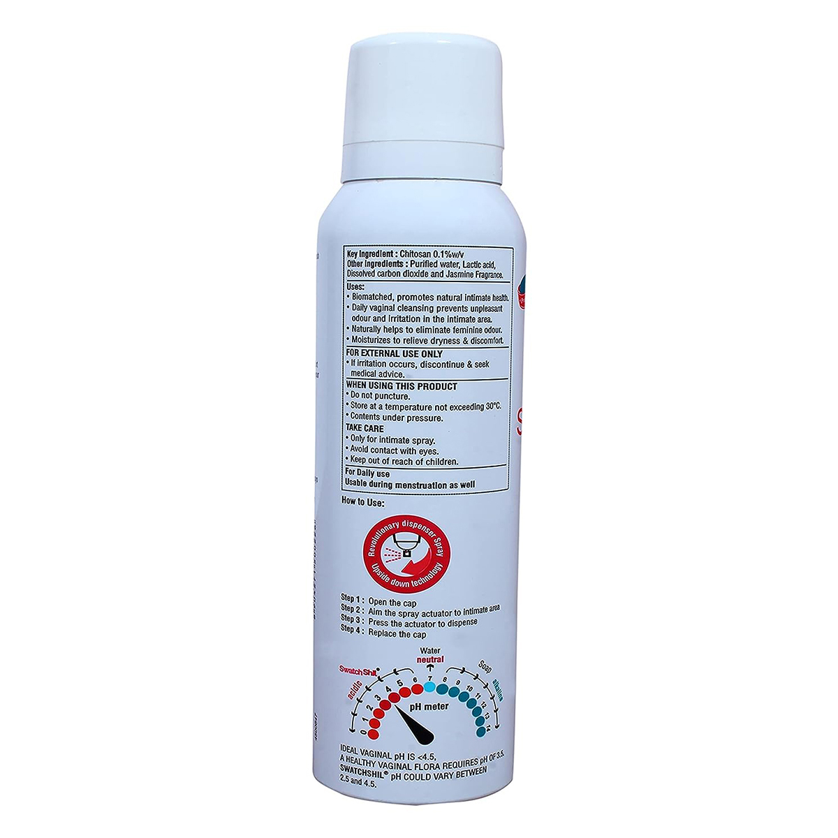 Swatch Shil Intimate Cleansing Spray 100 ml, Pack of 1 SPRAY Swatch Shil Intimate Cleansing Spray 100 ml, Pack of 1 SPRAY