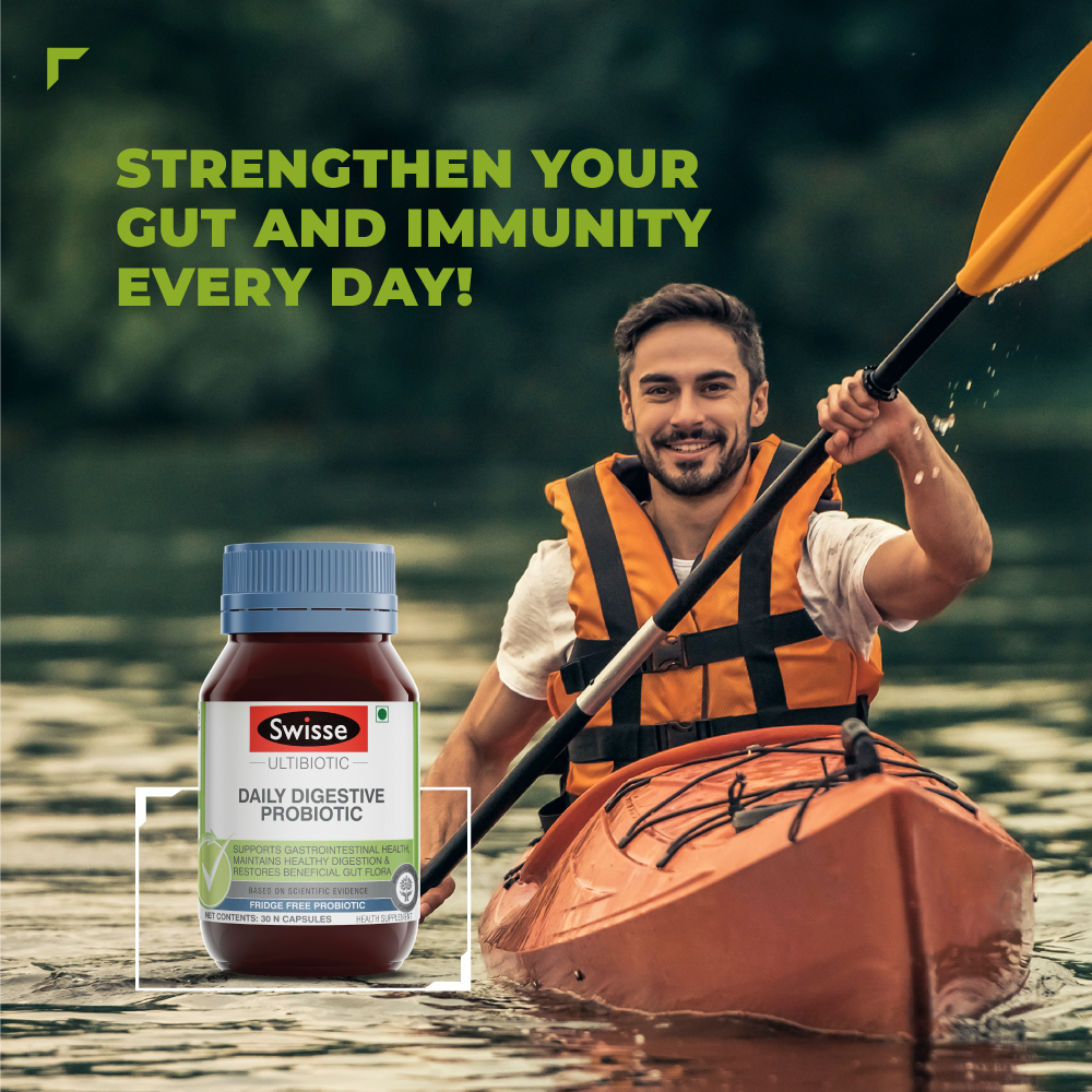 Swisse Ultibiotic Daily Digestive Probiotic, 30 Capsules, Pack of 1 Swisse Ultibiotic Daily Digestive Probiotic, 30 Capsules, Pack of 1