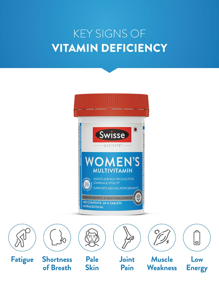 Swisse Ultivite Women's Multivitamin, 30 Tablet, Pack of 1 Swisse Ultivite Women's Multivitamin, 30 Tablet, Pack of 1