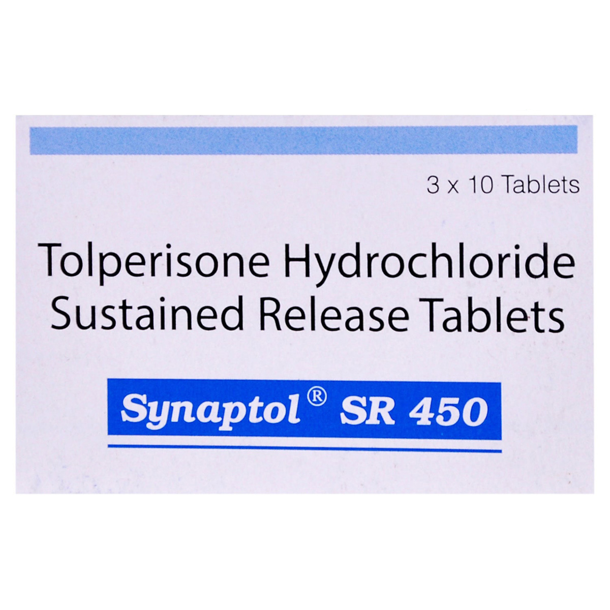 Synaptol SR 450 Tablet 10's, Pack of 10 TABLETS Synaptol SR 450 Tablet 10's, Pack of 10 TABLETS