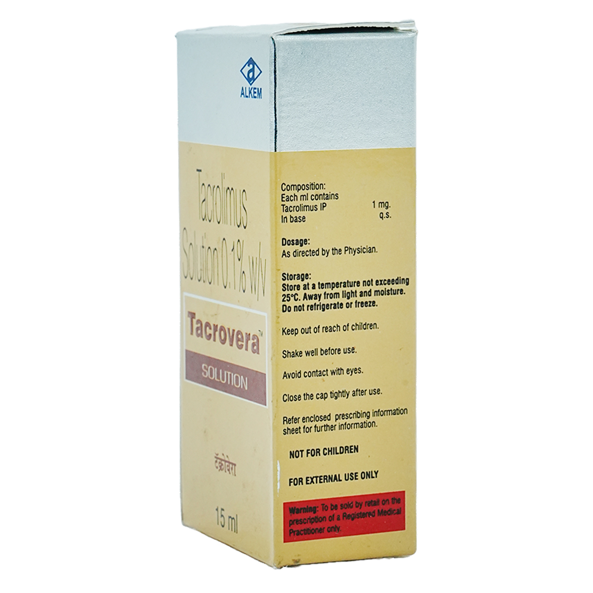Tacrovera Solution 15 ml, Pack of 1 SOLUTION Tacrovera Solution 15 ml, Pack of 1 SOLUTION