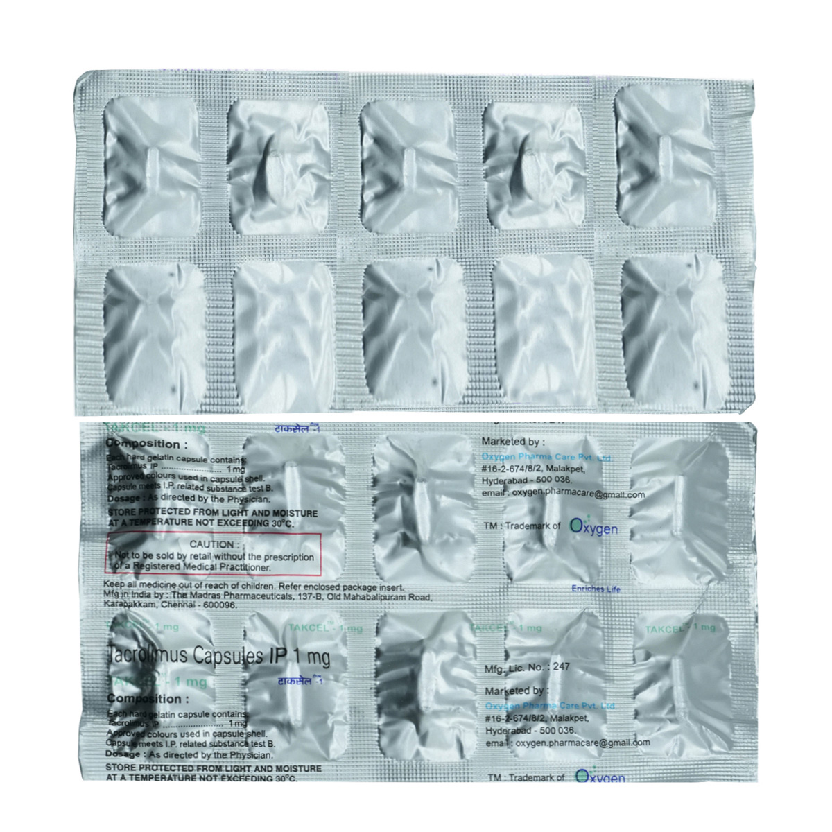 Tacronix-2 Capsule 10's, Pack of 10 CapsuleS Tacronix-2 Capsule 10's, Pack of 10 CapsuleS
