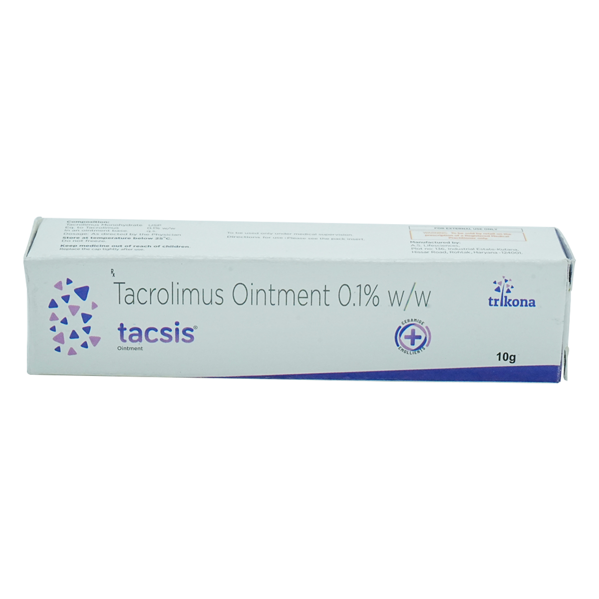 Tacsis Ointment 10 gm, Pack of 1 Ointment Tacsis Ointment 10 gm, Pack of 1 Ointment