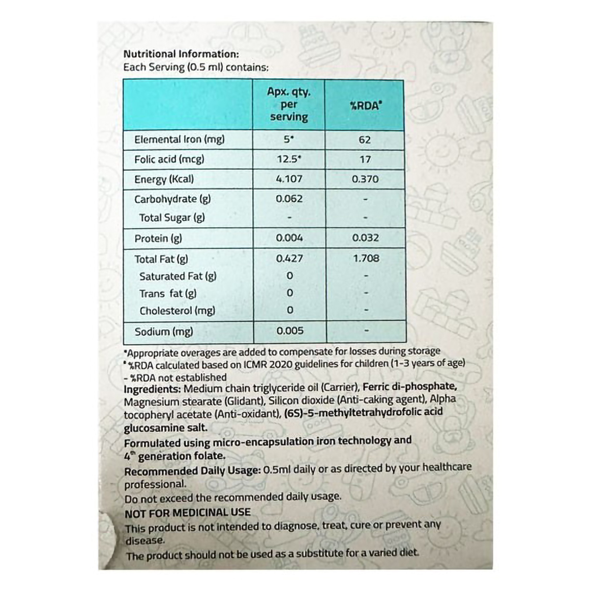 Tasiron Baby Drops 14 ml, Pack of 1 Oral Drops Tasiron Baby Drops 14 ml, Pack of 1 Oral Drops