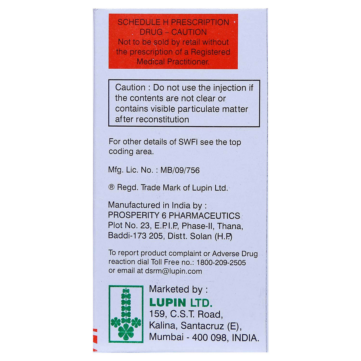 Tazar 4.5 gm Injection 1's, Pack of 1 INJECTION Tazar 4.5 gm Injection 1's, Pack of 1 INJECTION