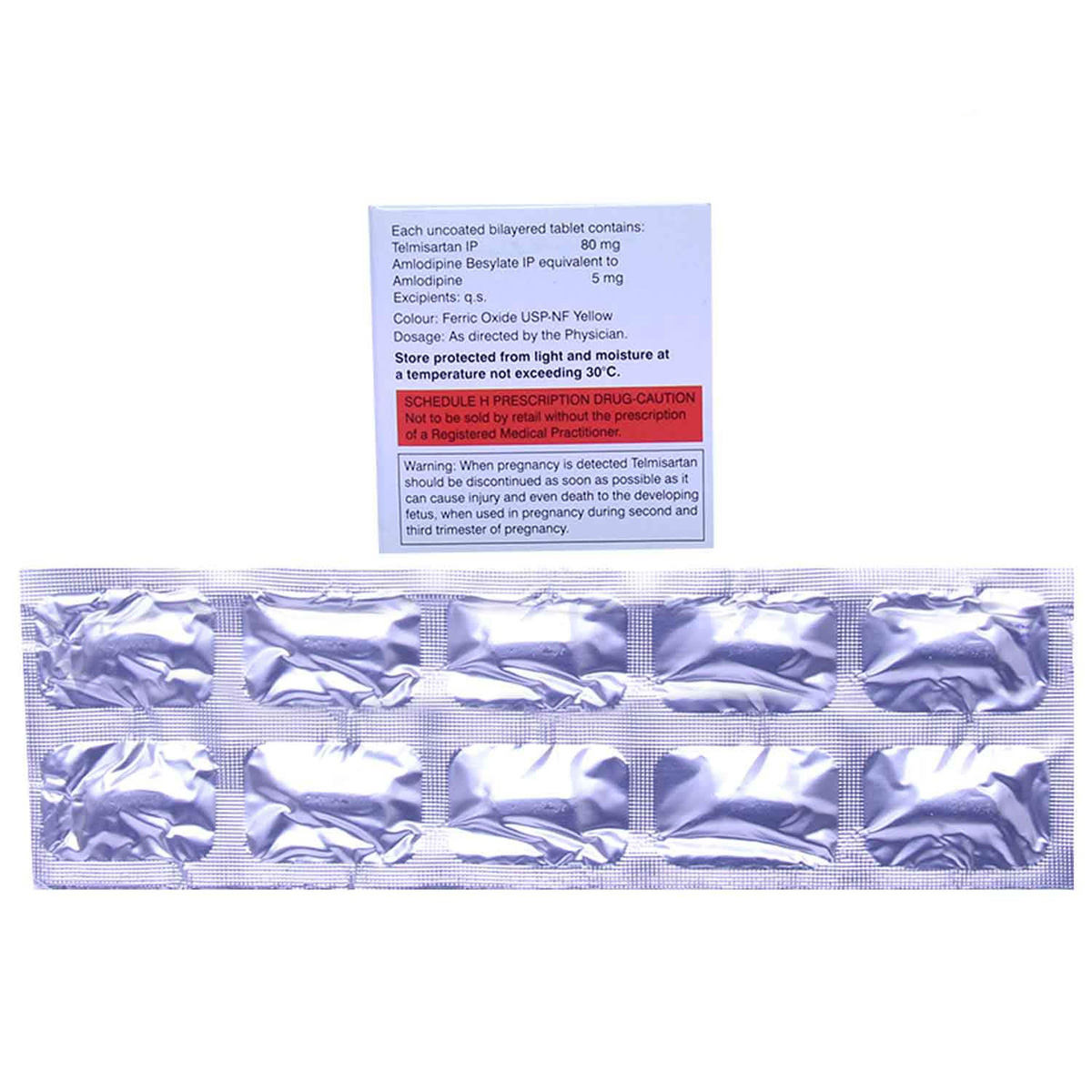 Tazloc-AM 80 Tablet 10's, Pack of 10 Tazloc-AM 80 Tablet 10's, Pack of 10