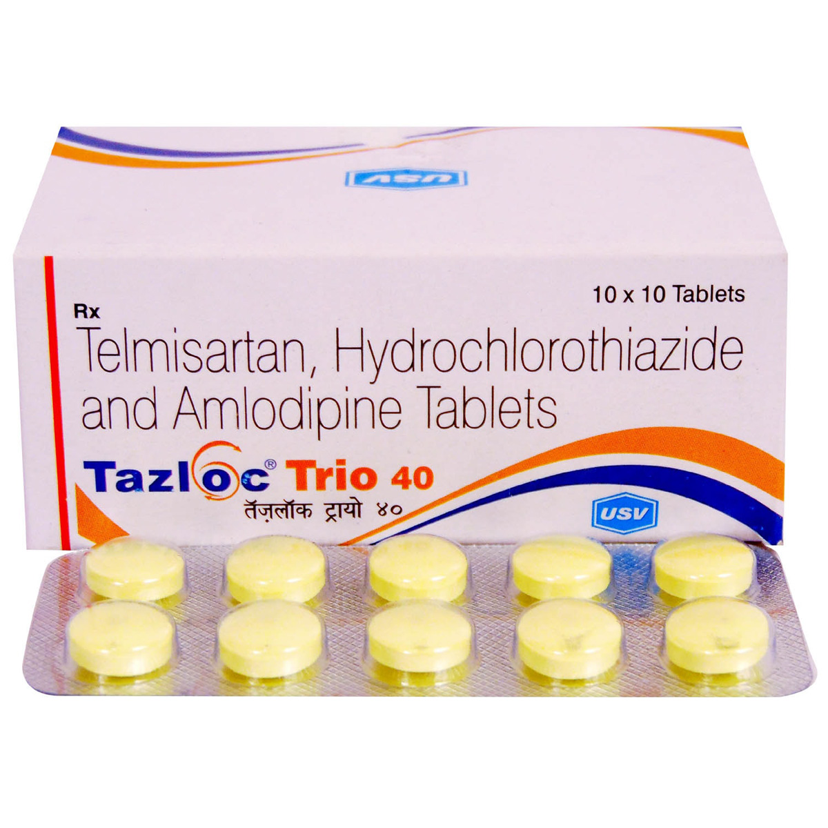 Buy Tazloc Trio 40 Tablet 10's Online