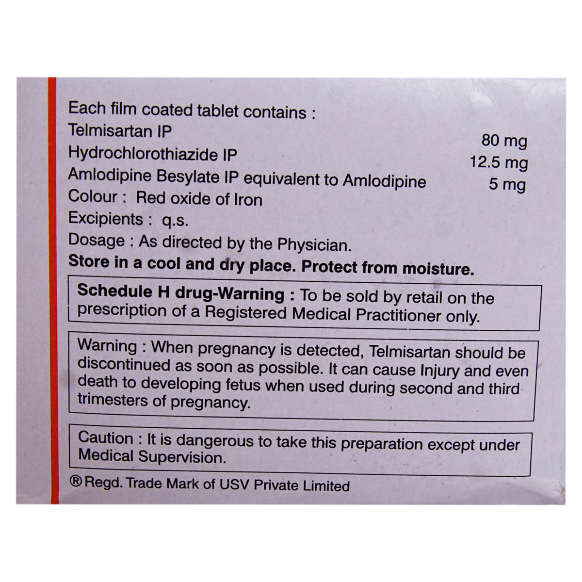 Tazloc Trio 80 Tablet 10's, Pack of 10 Tazloc Trio 80 Tablet 10's, Pack of 10