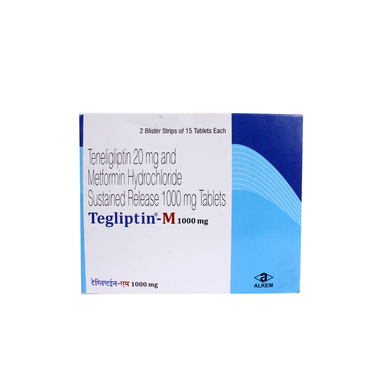 Tegliptin-M 1000 mg Tablet 15's, Pack of 15 TabletS Tegliptin-M 1000 mg Tablet 15's, Pack of 15 TabletS