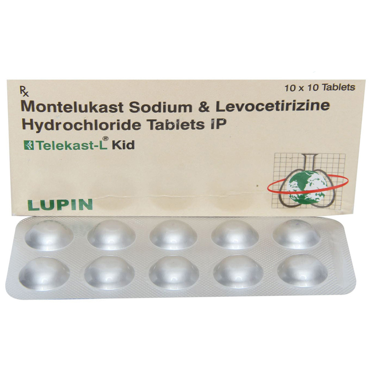 Telekast-L Kid Tablet 10's, Pack of 10 TABLETS Telekast-L Kid Tablet 10's, Pack of 10 TABLETS