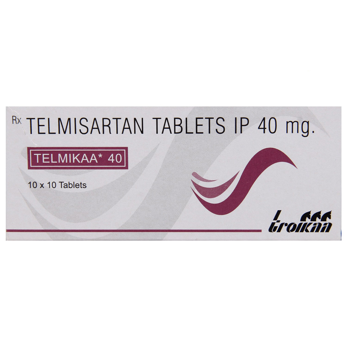 Telmikaa 40 Tablet 10's, Pack of 10 TABLETS Telmikaa 40 Tablet 10's, Pack of 10 TABLETS