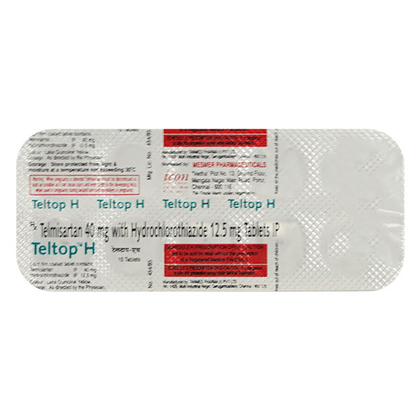 Teltop H 40 mg Tablet 10's, Pack of 10 TabletS Teltop H 40 mg Tablet 10's, Pack of 10 TabletS