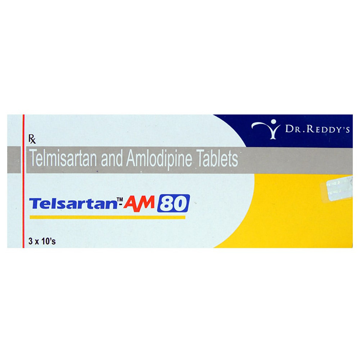 Telsartan AM 80 Tablet 10's, Pack of 10 Telsartan AM 80 Tablet 10's, Pack of 10