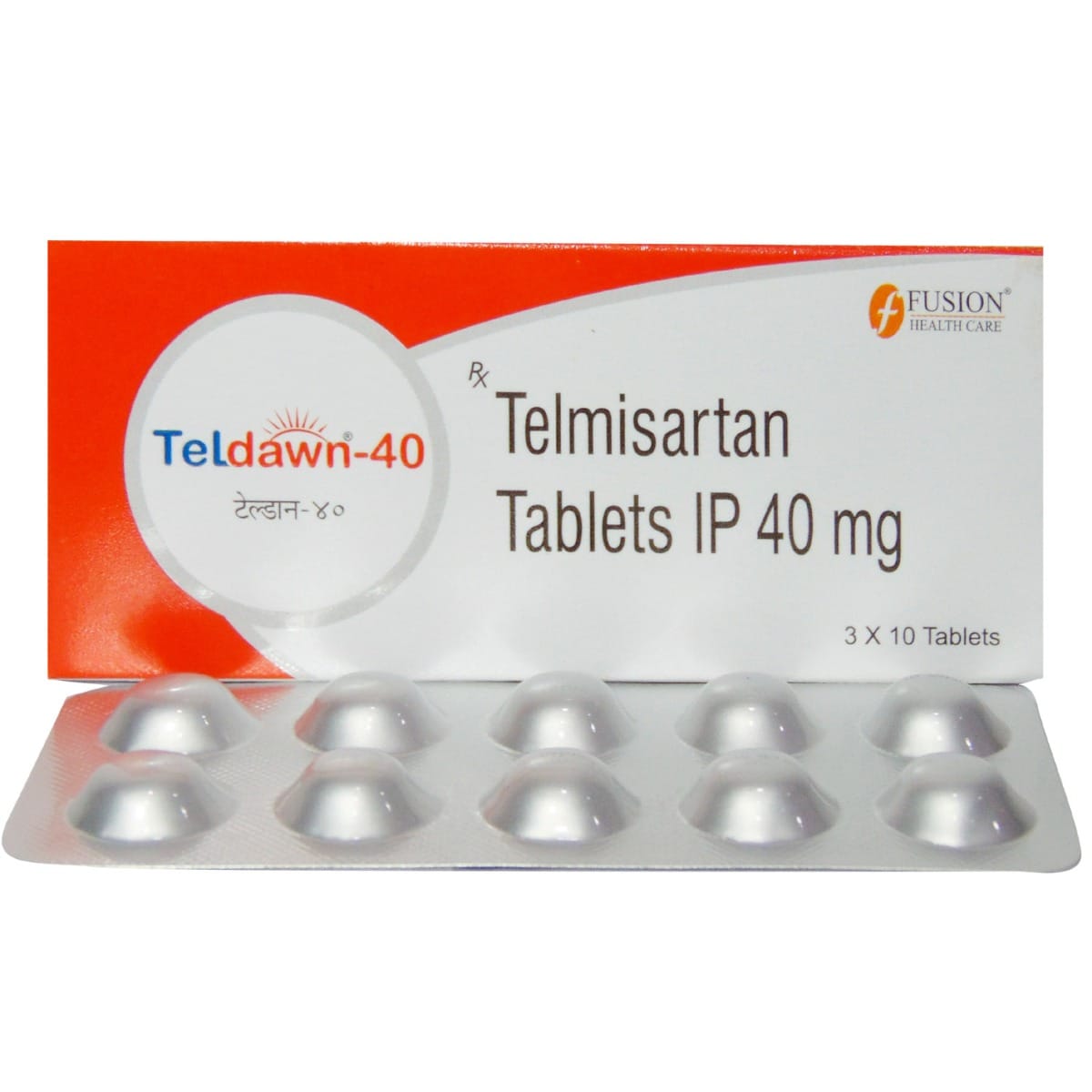 Teldawn 40 Tablet 10's, Pack of 10 TABLETS Teldawn 40 Tablet 10's, Pack of 10 TABLETS