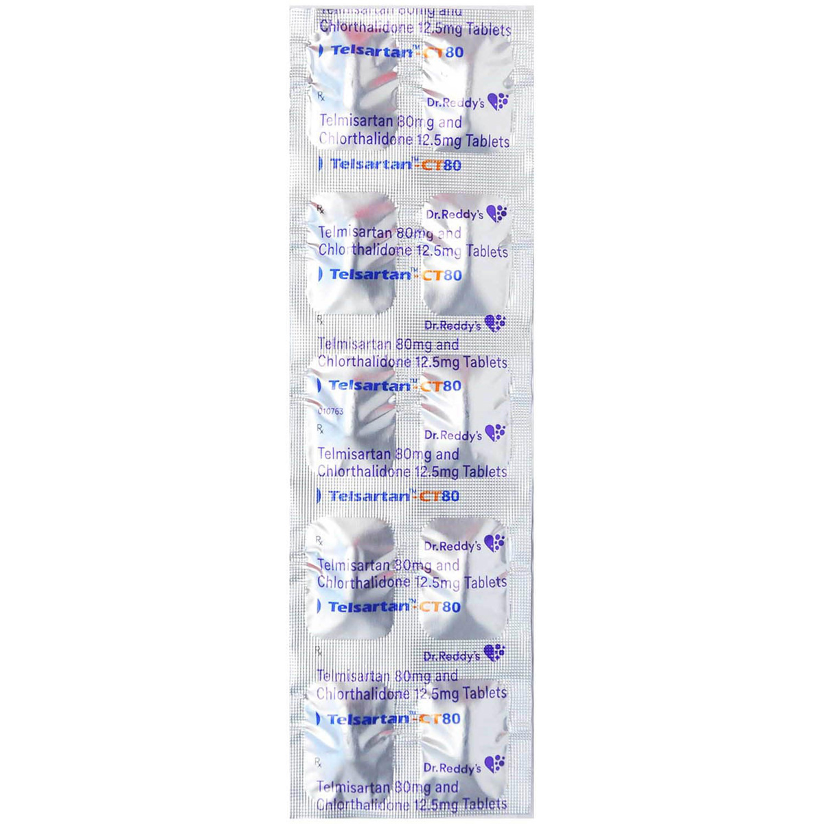 Telsartan-CT 80 Tablet 10's, Pack of 10 Telsartan-CT 80 Tablet 10's, Pack of 10