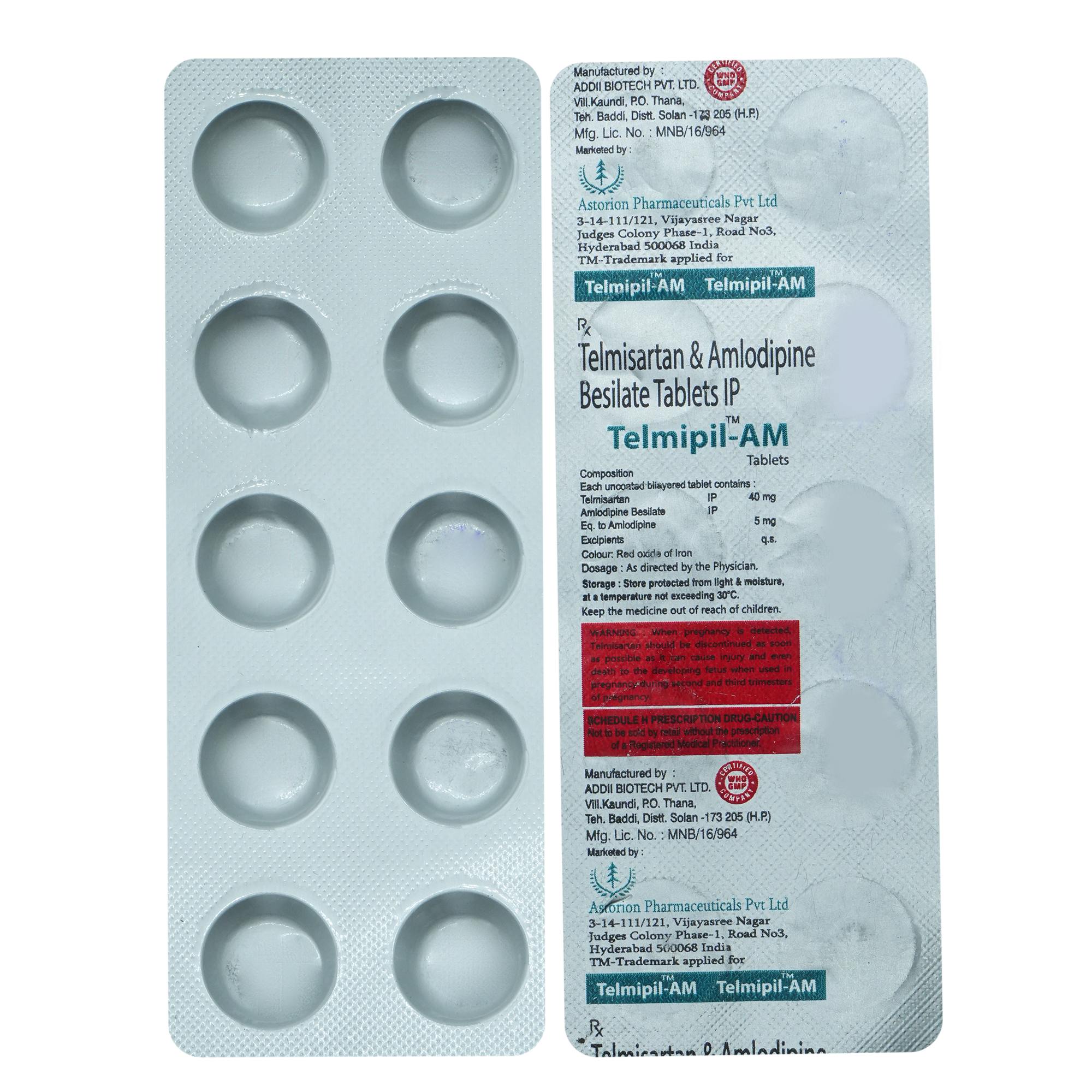 Telmipil-AM Tablet 10's Telmipil-AM Tablet 10's