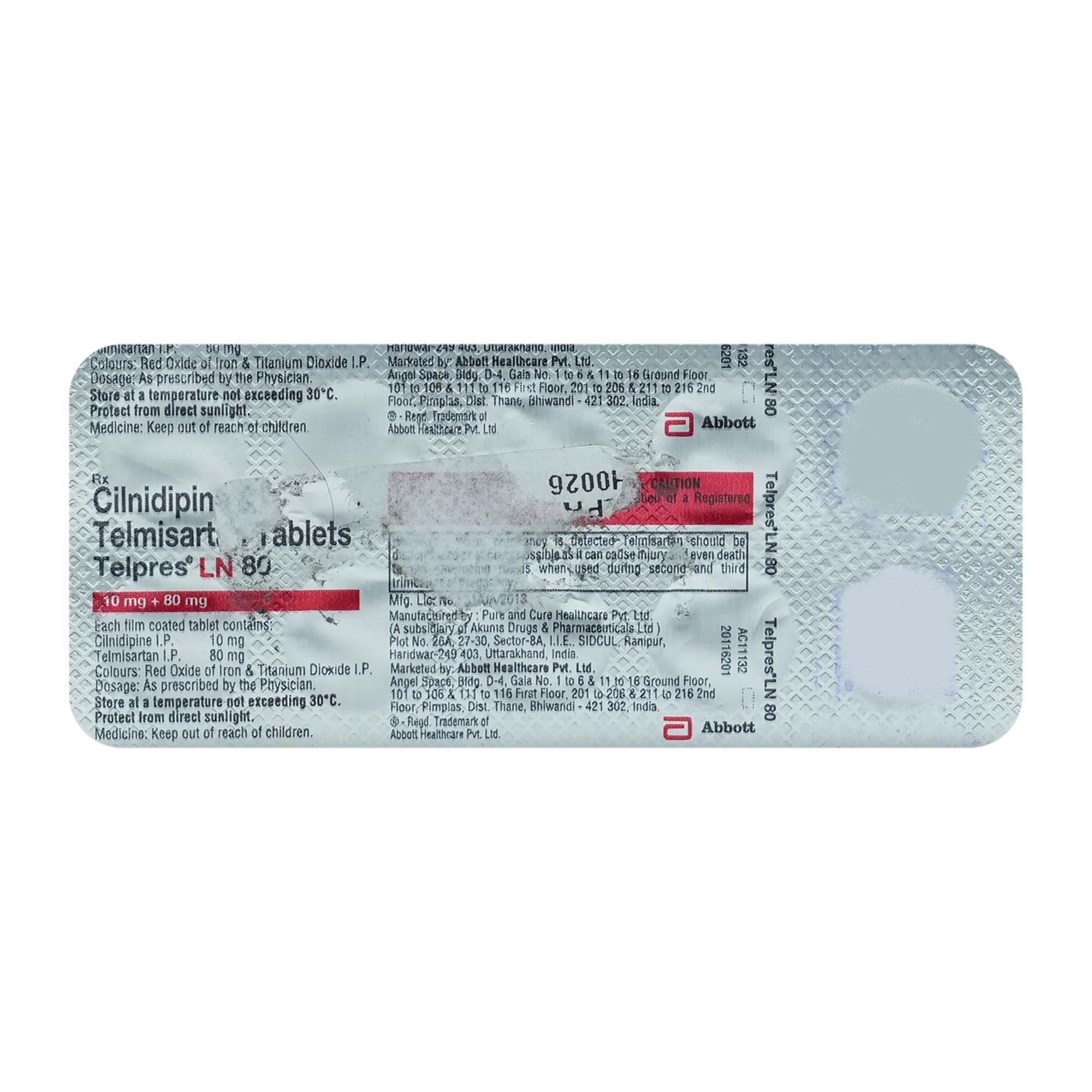 Telpres LN 80 Tablet 10's, Pack of 10 TabletS Telpres LN 80 Tablet 10's, Pack of 10 TabletS
