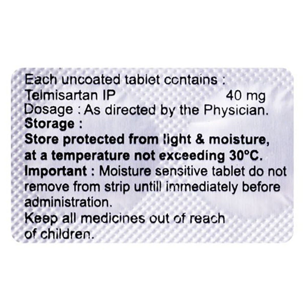 Telicus 40 mg Tablet 15's, Pack of 15 TABLETS Telicus 40 mg Tablet 15's, Pack of 15 TABLETS