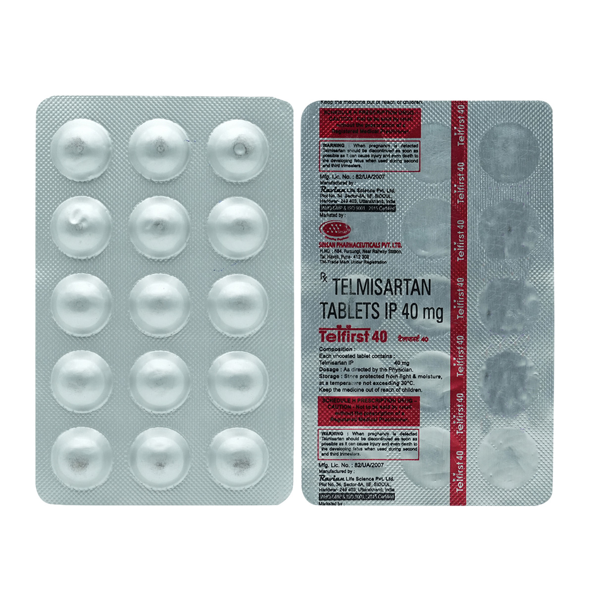 Telfirst 40 mg Tablet 15's, Pack of 15 TabletS Telfirst 40 mg Tablet 15's, Pack of 15 TabletS
