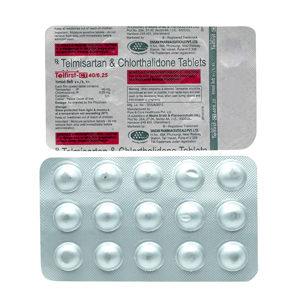 Telfirst-CT 40/6.25 Tablet 15's, Pack of 15 TABLETS Telfirst-CT 40/6.25 Tablet 15's, Pack of 15 TABLETS