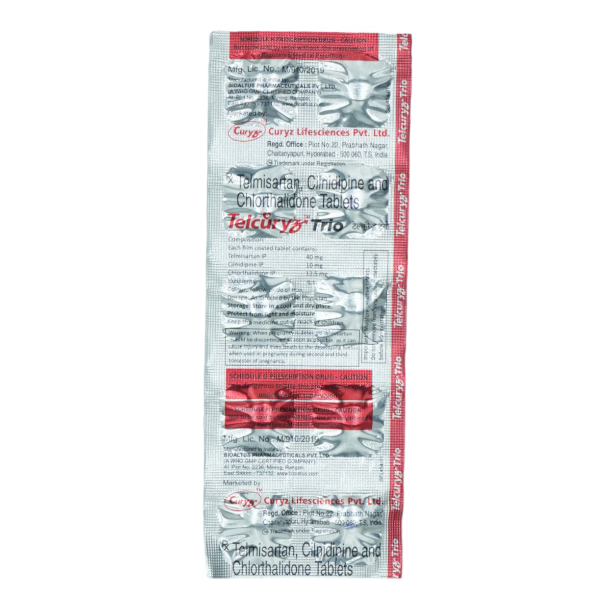 Telcuryz Trio Tablet 10's, Pack of 10 Telcuryz Trio Tablet 10's, Pack of 10