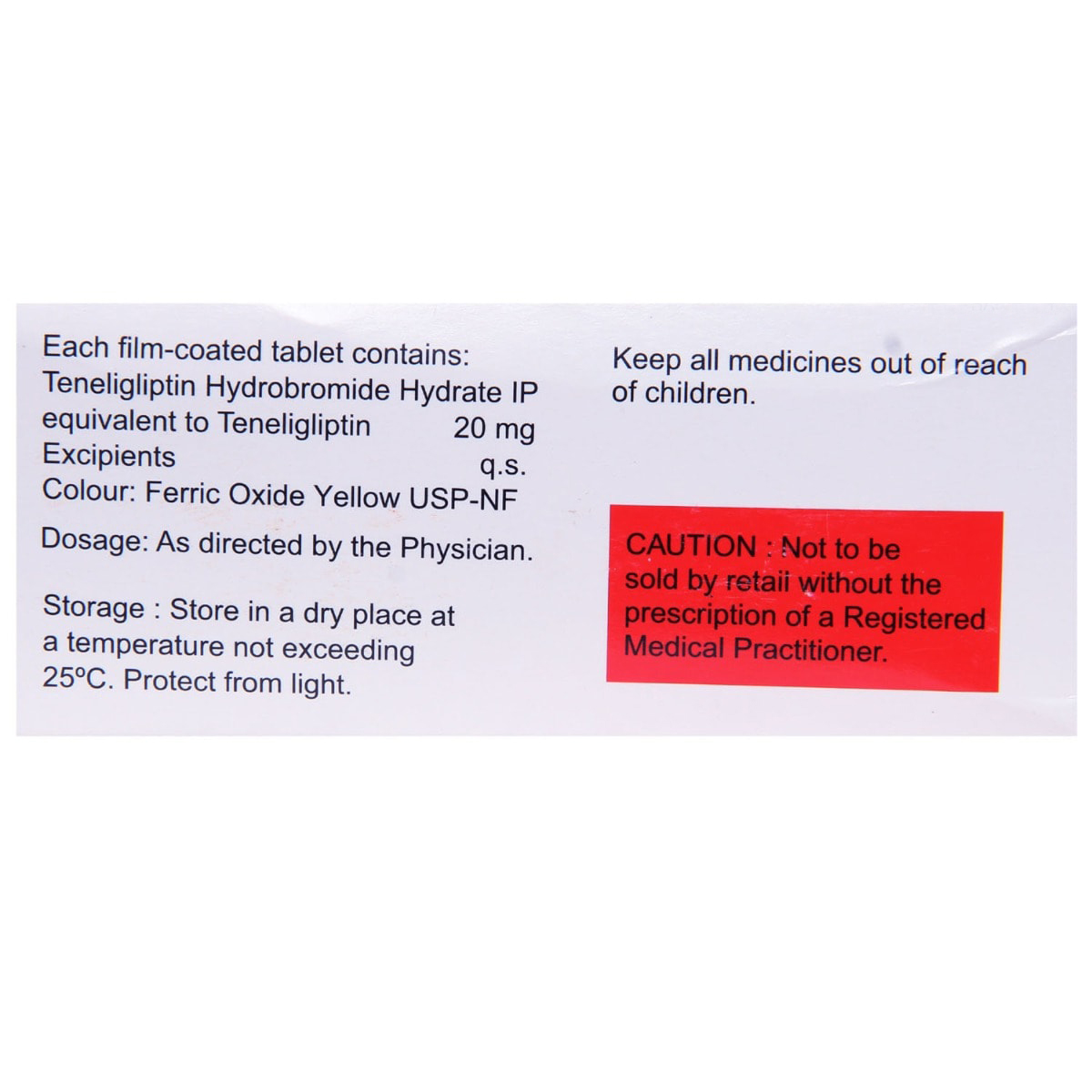 Tenali Tablet 10's, Pack of 10 TABLETS Tenali Tablet 10's, Pack of 10 TABLETS