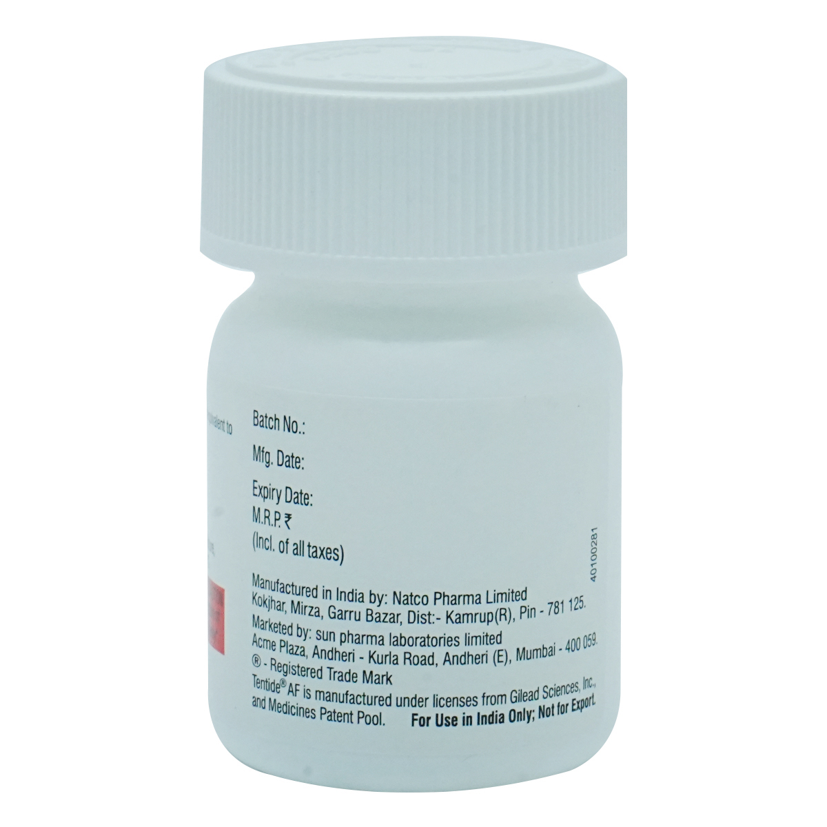 Tentide AF 25 Tablet 30's, Pack of 1 TABLET Tentide AF 25 Tablet 30's, Pack of 1 TABLET