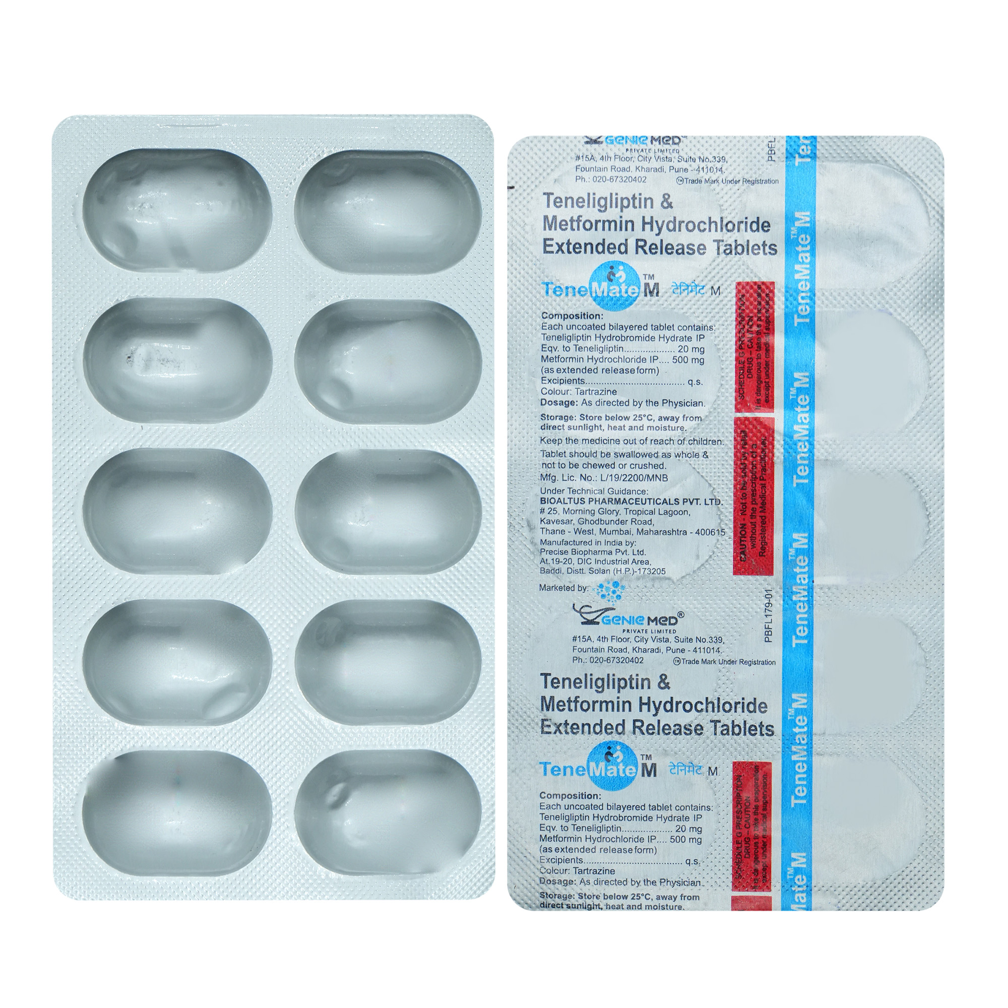 Tenemate M Tablet 10's, Pack of 10 TabletS Tenemate M Tablet 10's, Pack of 10 TabletS