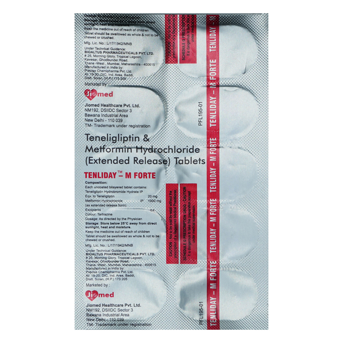 Tenliday-M Forte Tablet 10's, Pack of 10 Tenliday-M Forte Tablet 10's, Pack of 10