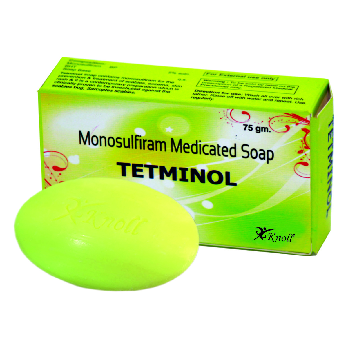 Tetminol Soap 75 gm | Monosulfirum | Medicate Soap | For Scabies, Eczema & Skin Rash, Pack of 1 Tetminol Soap 75 gm | Monosulfirum | Medicate Soap | For Scabies, Eczema & Skin Rash, Pack of 1