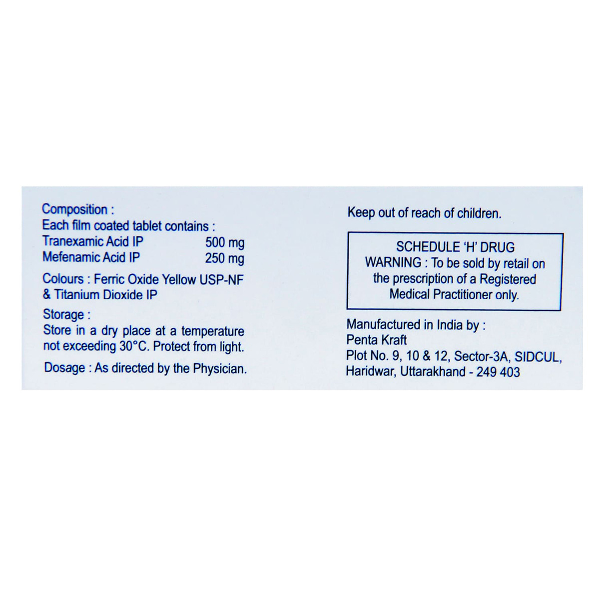 Texakind-MF Tablet 10's, Pack of 10 Texakind-MF Tablet 10's, Pack of 10