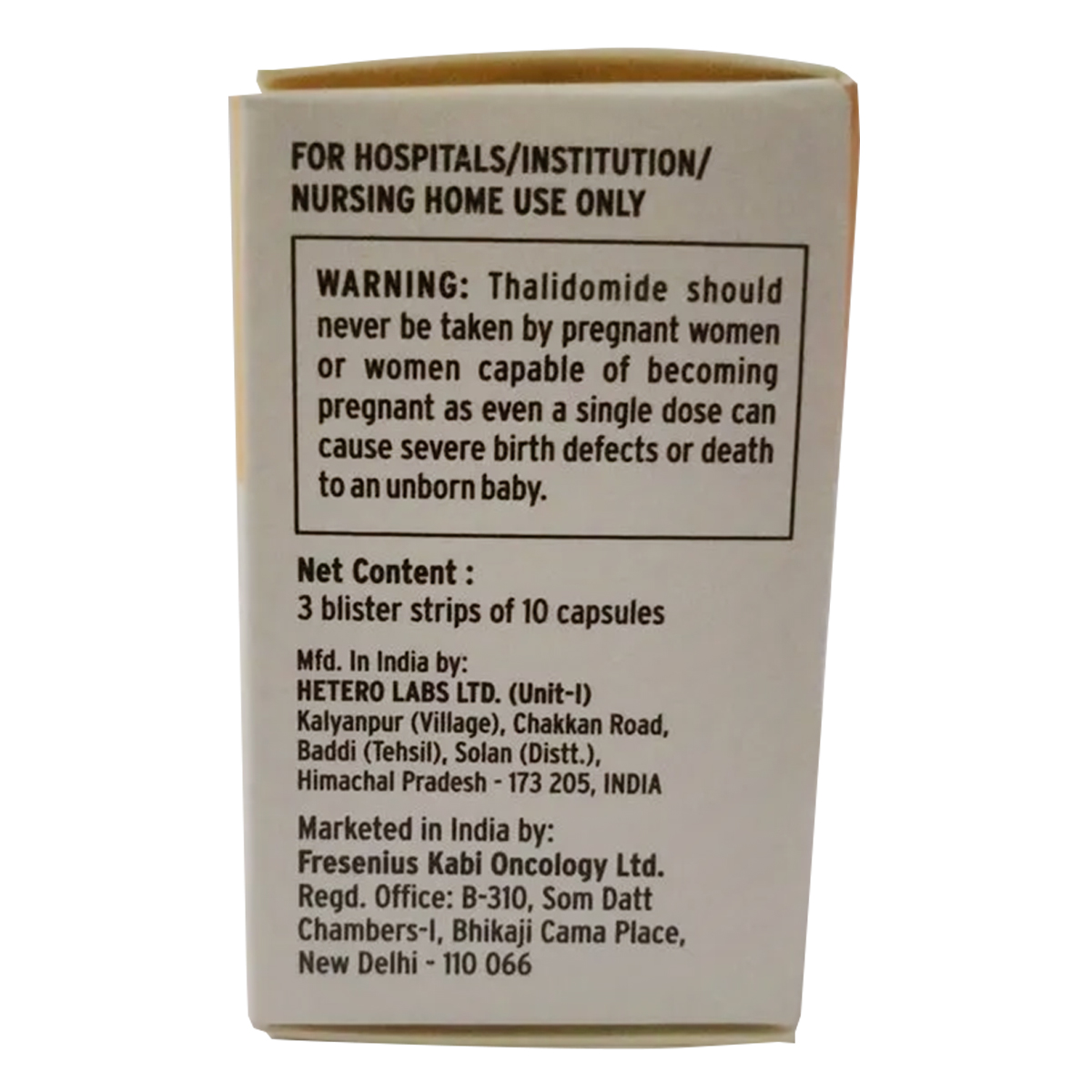 Thalix 50 Capsule 10's, Pack of 10 CAPSULES Thalix 50 Capsule 10's, Pack of 10 CAPSULES