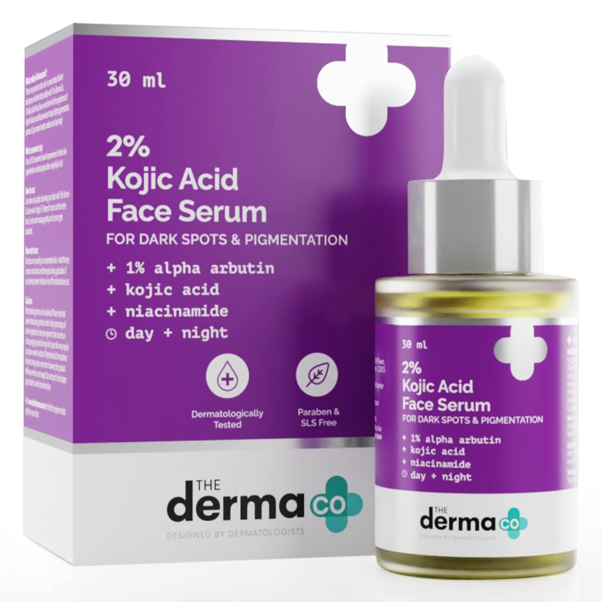 The Derma Co 2% Kojic Acid Face Serum, 30 ml, Pack of 1 The Derma Co 2% Kojic Acid Face Serum, 30 ml, Pack of 1