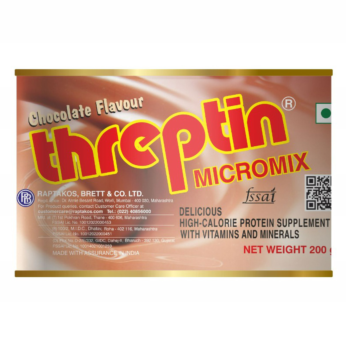 Threptin Micromix Chocolate Flavour Powder, 200 gm, Pack of 1 Threptin Micromix Chocolate Flavour Powder, 200 gm, Pack of 1